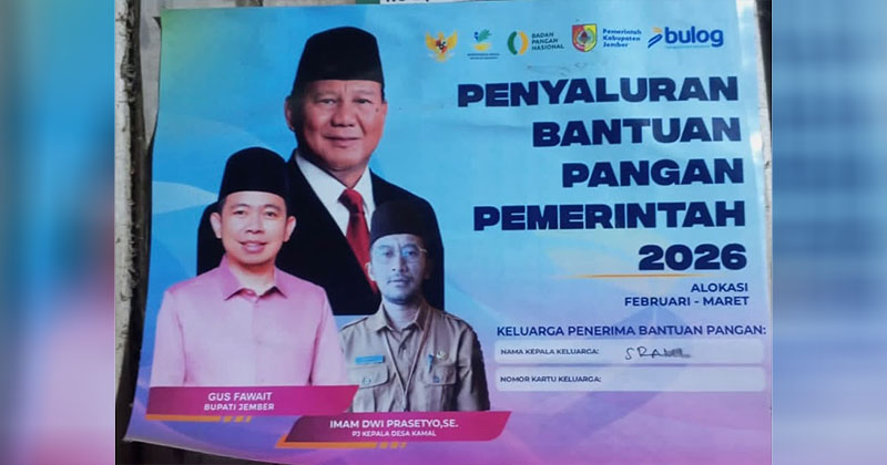 DPRD Jember Pertanyakan Anggaran Stiker Bansos Rp 2,8 Miliar