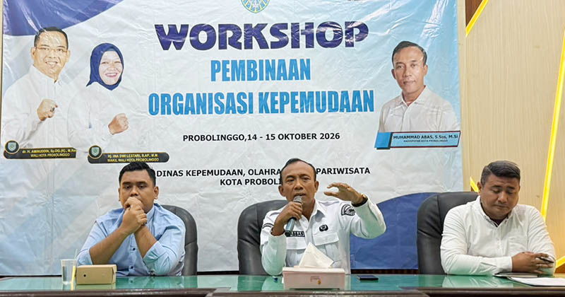Dispopar Kota Probolinggo Gelar Workshop Pembinaan Organisasi Kepemudaan
